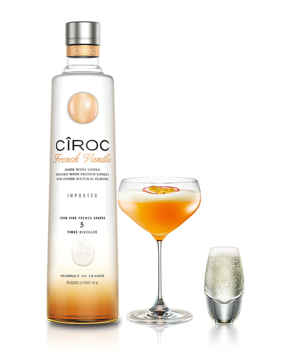 This passionfruit vodka from Cîroc is perfect for at-home cocktails
